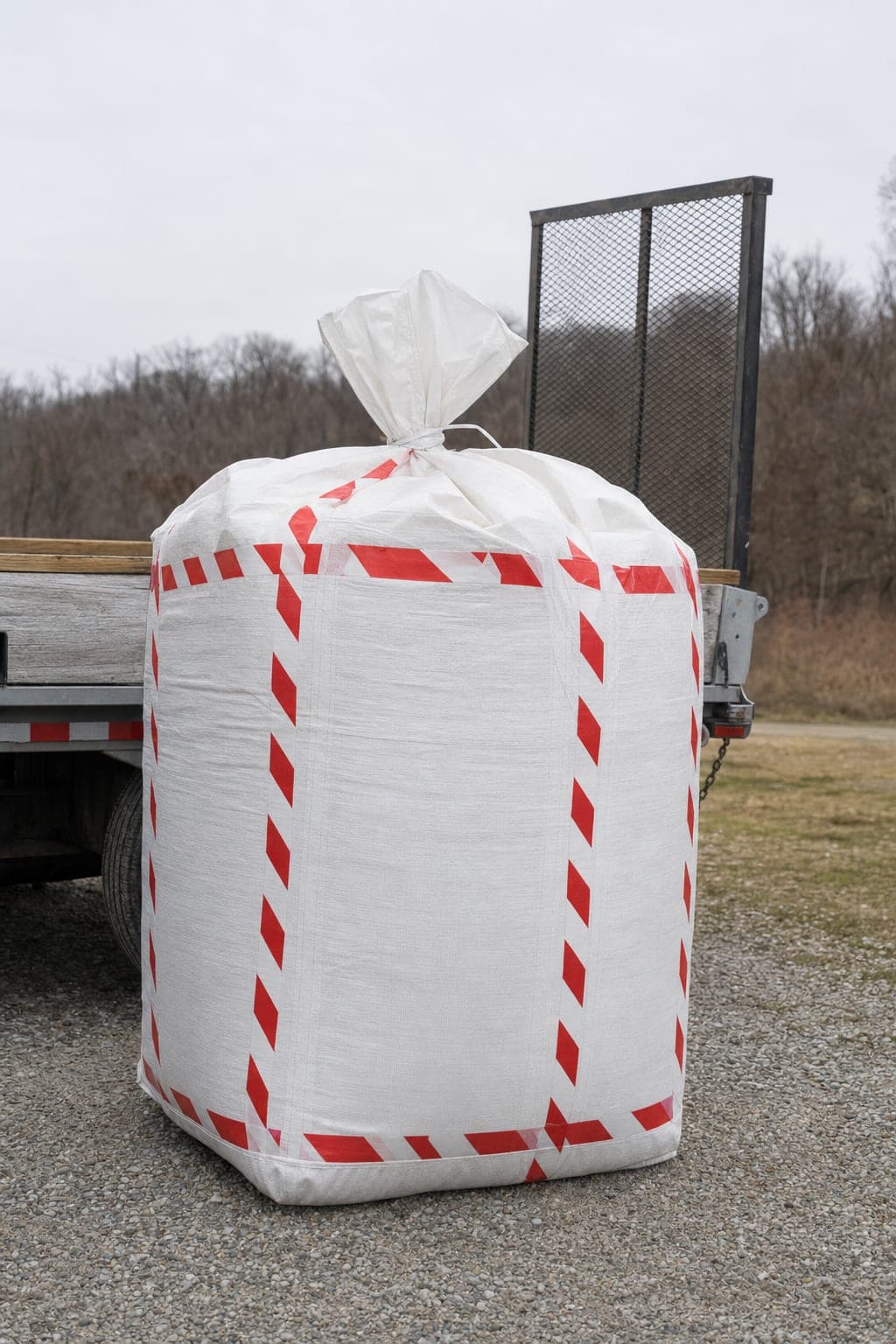 Big bag homologué scellé pour le transport de déchets amiantés
